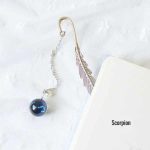 marque-page astrological en métal