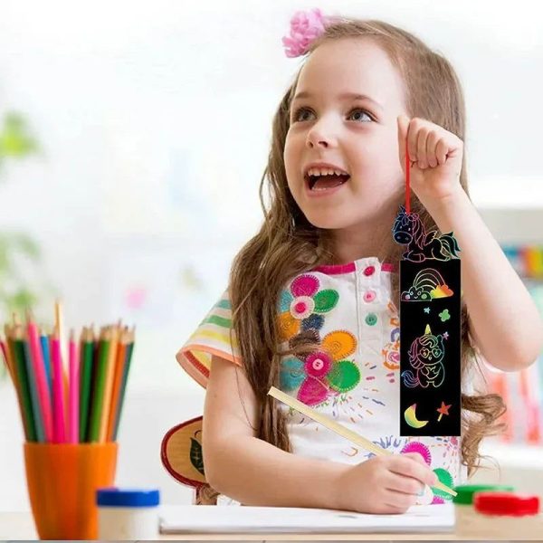 marque page créatif multicolore