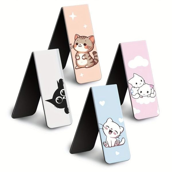 marque-page en silicone chat kawaii