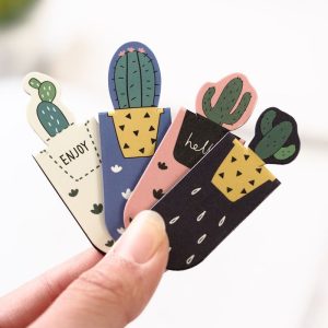 marque-page magnétique cactus