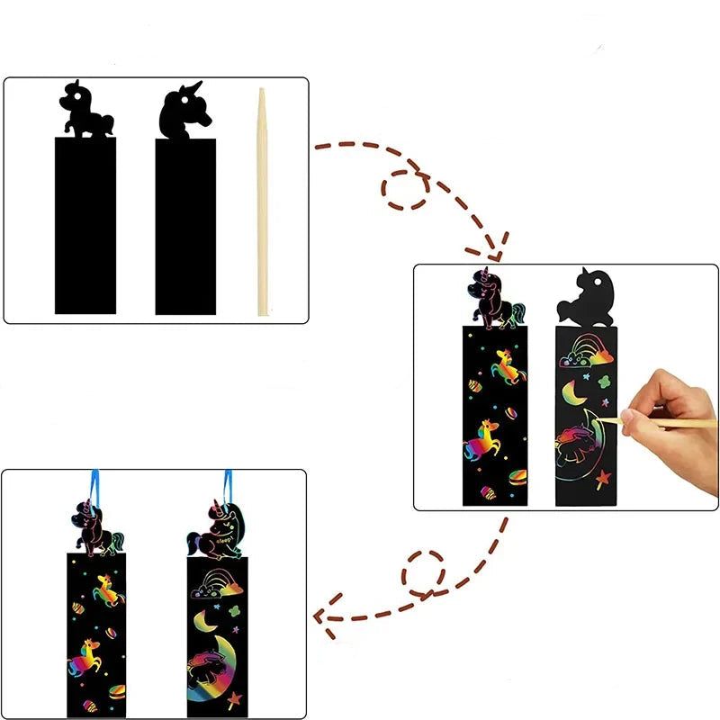 marque page multicolore original