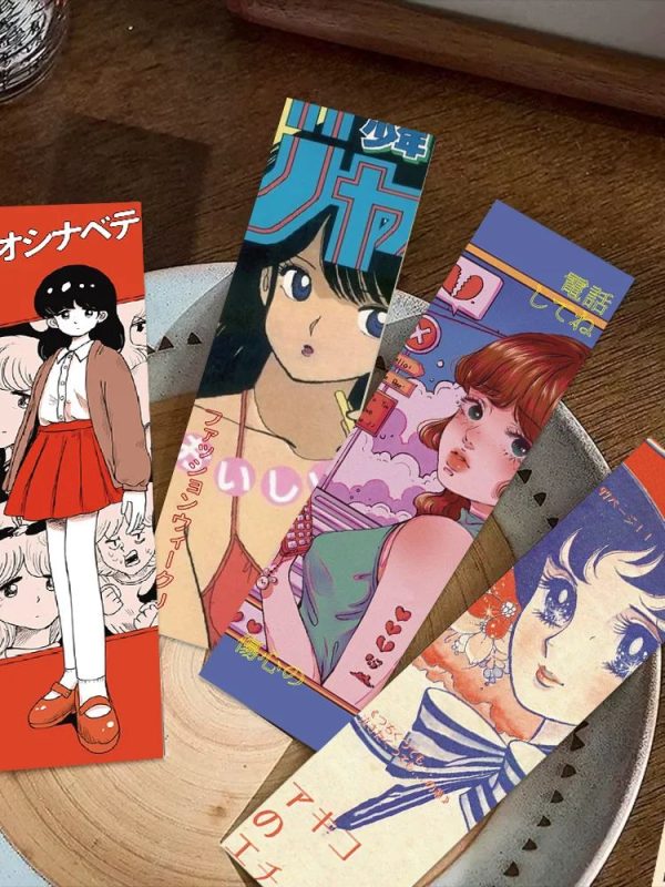 marque pages héroïnes manga rétro par 30