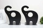 serre livre éléphant en métal