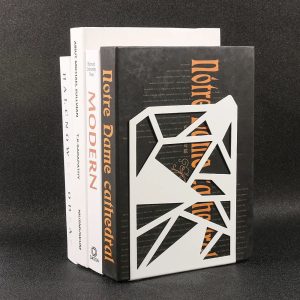 serre-livre en métal polygones irréguliers