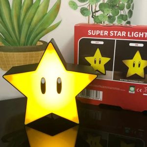 veilleuse étoile Super Mario
