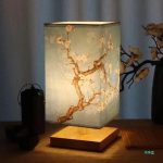 lampe japonaise en bois