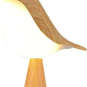 lampe de lecture oiseau éclairé