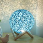 lampe de chevet en forme de planète
